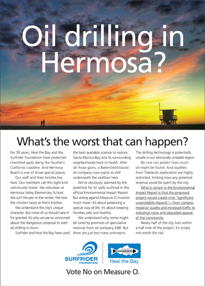 Surfrider-Heal the Bay Vote No on Measure O ER-TBR Ad #1 January 15, 2015